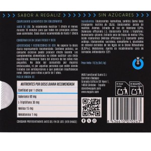 WUG off - Le chewing-gum fonctionnel qui vous aide à vous détendre et à mieux dormir. Plaquette de 8 paquets