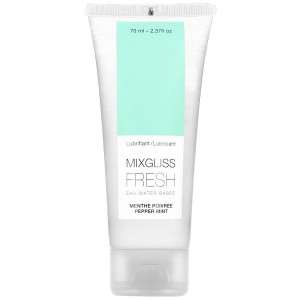 MIXGLISS - LUBRIFIANT BASE DEAU EFFET FROID SAVEUR MENTHE 70 ML