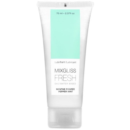 MIXGLISS - LUBRIFIANT BASE DEAU EFFET FROID SAVEUR MENTHE 70 ML