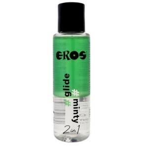 EROS - LUBRIFIANT 2 EN 1 GLIDE MENTHE À BASE DE SILICONE 100 ML