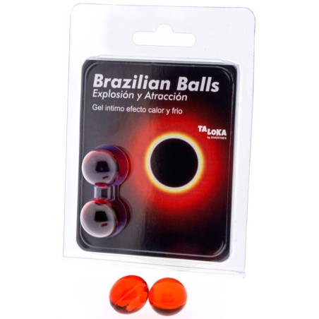 TALOKA - 2 BOULES BRÉSILIENNES GEL EXCITANT EFFET CHAUD and FROID