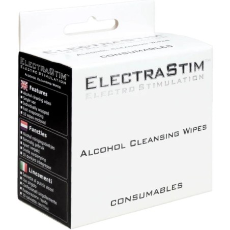 ELECTRASTIM - LINGETTES NETTOYANTES À LALCOOL 10 UNITÉS