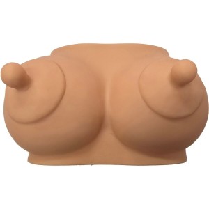 DIABLO PICANTE - TIRELIRE EN FORME DE SEINS TON CLAIR