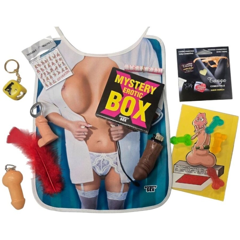 DIABLO PICANTE - BOÎTE ÉROTIQUE MYSTÈRE POUR ELLE 10 X 10