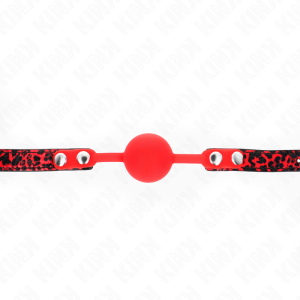 KINK - BOULE EN SILICONE 4 CM GAG MODÈLE 2 60 x 2 CM