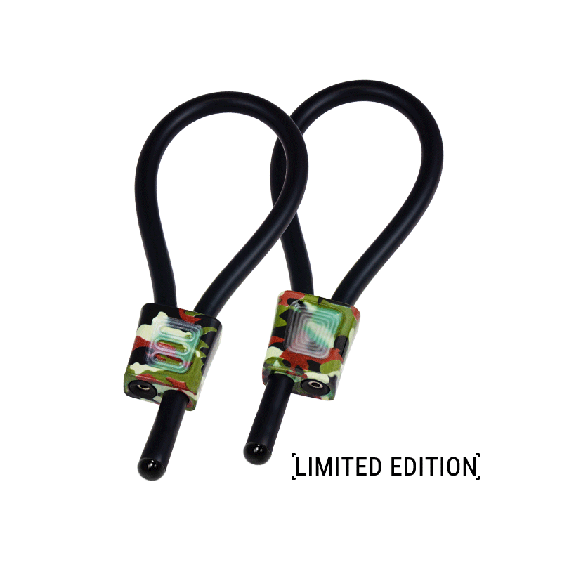 ELECTRASTIM - ANNEAUX PÉNINS RÉGLABLES PRESTIGE ELECTRALOOPS CAMOUFLAGE
