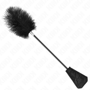KINK - PLUMES DAUTRUCHE POUR TICKLE AVEC PALETTE DENTELLE 56 CM