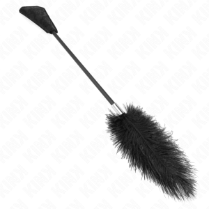 KINK - PLUMES DAUTRUCHE POUR TICKLE AVEC PALETTE DENTELLE 56 CM