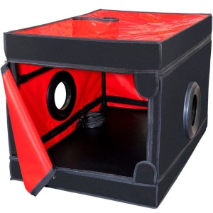 SECRET DOME - KINK CLUB LA NICHE CABINE NOIR ET ROUGE