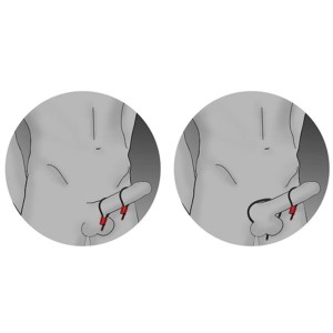 ELECTRASTIM - PRESTIGE ELECTRA LOOPS ANNEAUX PÉNIENS RÉGLABLES ROUGES