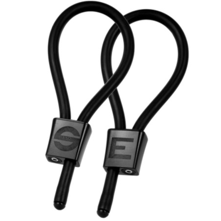 ELECTRASTIM - PRESTIGE ELECTRA LOOPS ANNEAUX PÉNIENS RÉGLABLES NOIRS