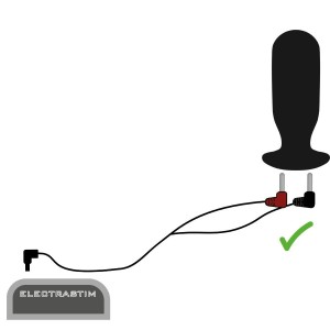 ELECTRASTIM - CÂBLES DE STIMULATION À 90 DEGRÉS