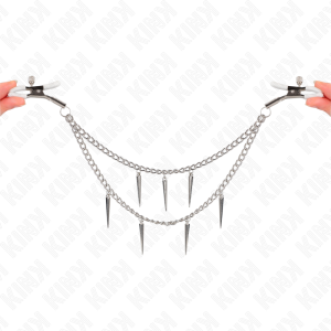 KINK - PINCES À METELIER AVEC CHAÎNES À POINTES 30 CM