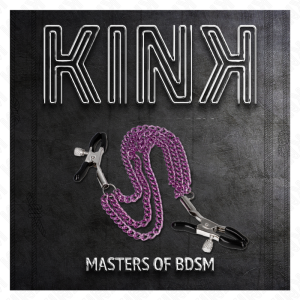 KINK - PINCES À METELIER AVEC 3 CHAÎNES VIOLET 20-23-28 CM