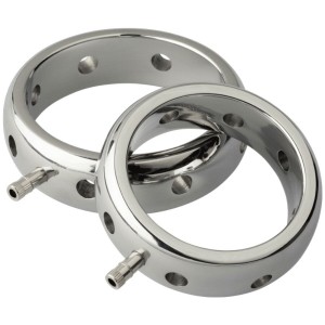 ELECTRASTIM - ANNEAU PÉNIS ÉLECTROMAGNÉTIQUE PRESTIGE EN MÉTAL 46 MM