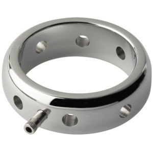 ELECTRASTIM - ANNEAU PÉNIS ÉLECTROMAGNÉTIQUE PRESTIGE EN MÉTAL 46 MM