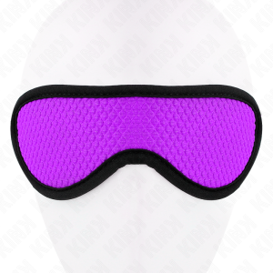 KINK - BANDAGE TEXTURÉ À ÉCAILLES AVEC BORD RECOUVERT VIOLET 20 x 7 CM
