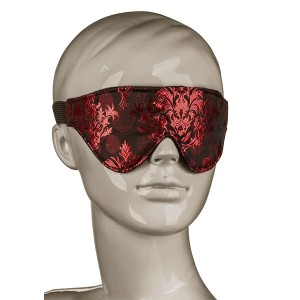 CALEXOTICS - MASQUE POUR LES YEUX OPAQUE SCANDAL AVEC DÉTAILS ROUGES