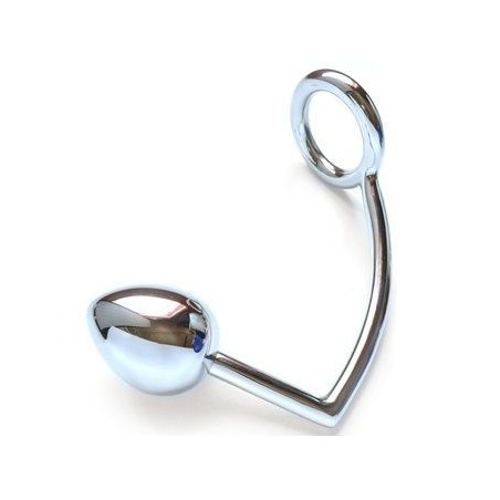 METAL HARD - ANNEAU AVEC CROCHET ANAL 40MM
