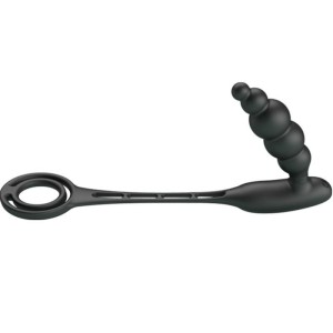 PRETTY LOVE - ANNEAUX PÉNIS AVEC PLUG VIBRATEUR