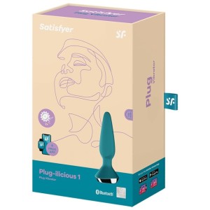SATISFYER - VIBRATEUR PLUG ILICIOUS 1 PLUG VERT