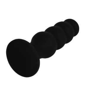 BLACKandSILVER - PLUG ANAL EN SILICONE SCOTT PREMIUM NOIR
