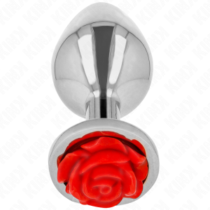 KINK - PLUG ANAL ROSE ROUGE TAILLE M