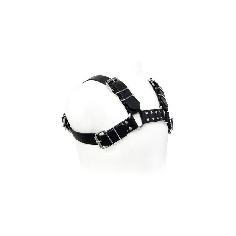 LEATHER BODY - HARNAIS BULL DOG NOIR