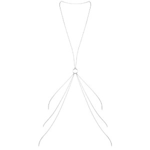 BIJOUX - MAGNIFIQUE CHAÎNES MÉTALLIQUES POUR LE CORPS 8 ARGENT