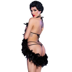 CHILIROSE - CR 4479 BODY SANS CROCHET BLEU S-M