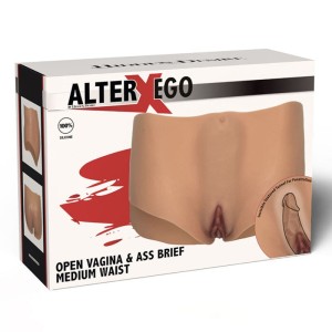 DÉSIR CACHÉ - ALTER EGO VAGIN ET FESSES OUVERTS CULOTTE TAILLE MOYENNE CHAIR