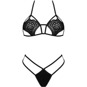 LIVCO CORSETTI FASHION - SOUTIEN-GORGE STRING JIMENA LC 20216 NOIR TAILLE UNIQUE