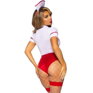 LEG AVENUE - COSTUME INFIRMIÈRE SEXY ROUGE-BLANC M