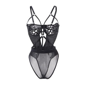 SUBBLIME - 954055 BODY SEXY EN DENTELLE NOIR S-M
