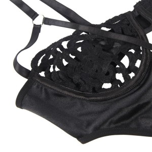 SUBBLIME - 954055 BODY SEXY EN DENTELLE NOIR S-M