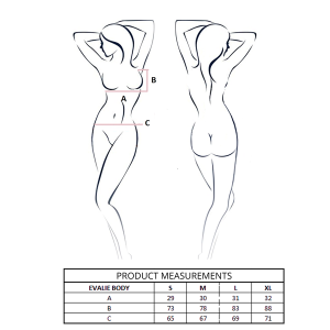 PASSION - BODY EVALIE NOIR S-M