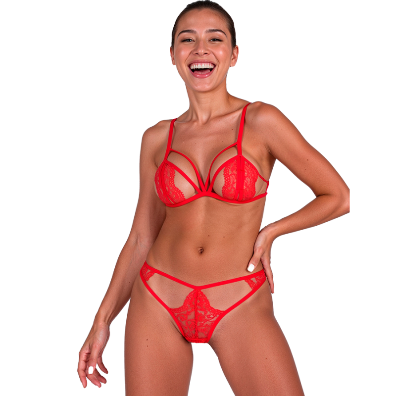 PASSION - ENSEMBLE SOUTIEN-GORGE STRING ANUVERA FIRE BRICK S-M