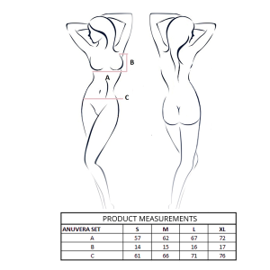 PASSION - ENSEMBLE SOUTIEN-GORGE STRING ANUVERA BLANC S-M