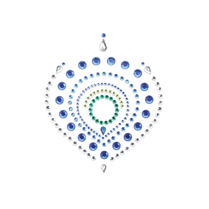 BIJOUX - INDISCRETS FLAMBOYANT BLEUandVERT