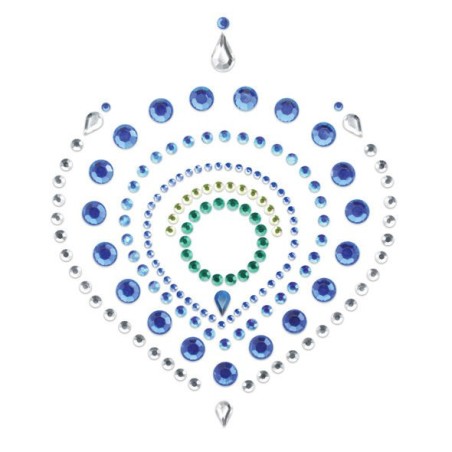 BIJOUX - INDISCRETS FLAMBOYANT BLEUandVERT