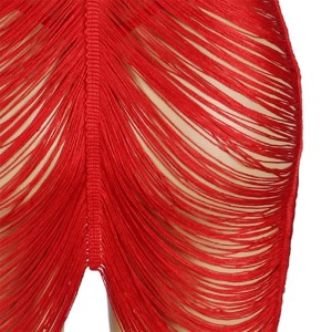 SUBBLIME - 954246 ROBE À BRETELLES STRING ROUGE S-M
