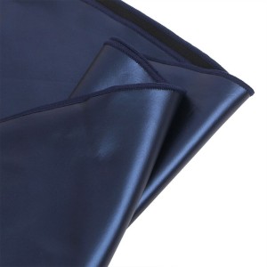 SUBBLIME - 955410 ROBE À BRETELLES EN CUIR BLEU S-M