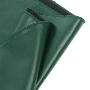 SUBBLIME - 955441 ROBE À BRETELLES EN CUIR VERT L-XL