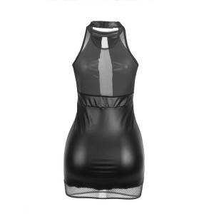 SUBBLIME - 955472 ROBE DOS NU AVEC TRANSPARENCES NOIRE S-M
