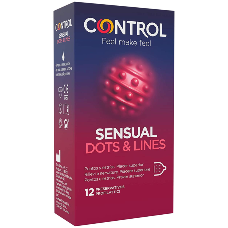 CONTROL - POINTS and LIGNES SENSUELLES POINTS ET VERGETURES 12 UNITÉS