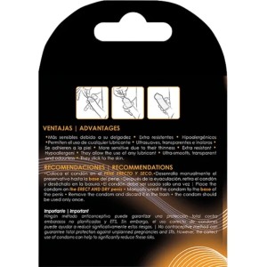 UNIQ - CLASSIC PRÉSERVATIFS SANS LATEX 3 UNITÉS