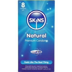 SKINS - PRÉSERVATIFS NATURELS PREMIUM PACK 8