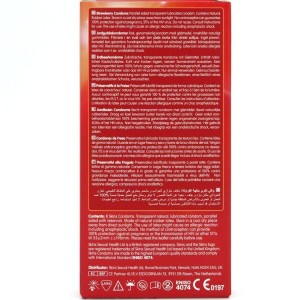 SKINS - PACK DE 8 PRÉSERVATIFS PREMIUM FRAISE