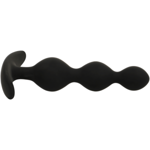 BLACKandSILVER - CHAÎNE À BILLES ANAL RUPERT 10 CM