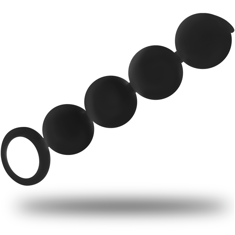 BLACKandSILVER - CHAPELET ANAL LENNON 4 SPHÈRES SILICONE 15 CM